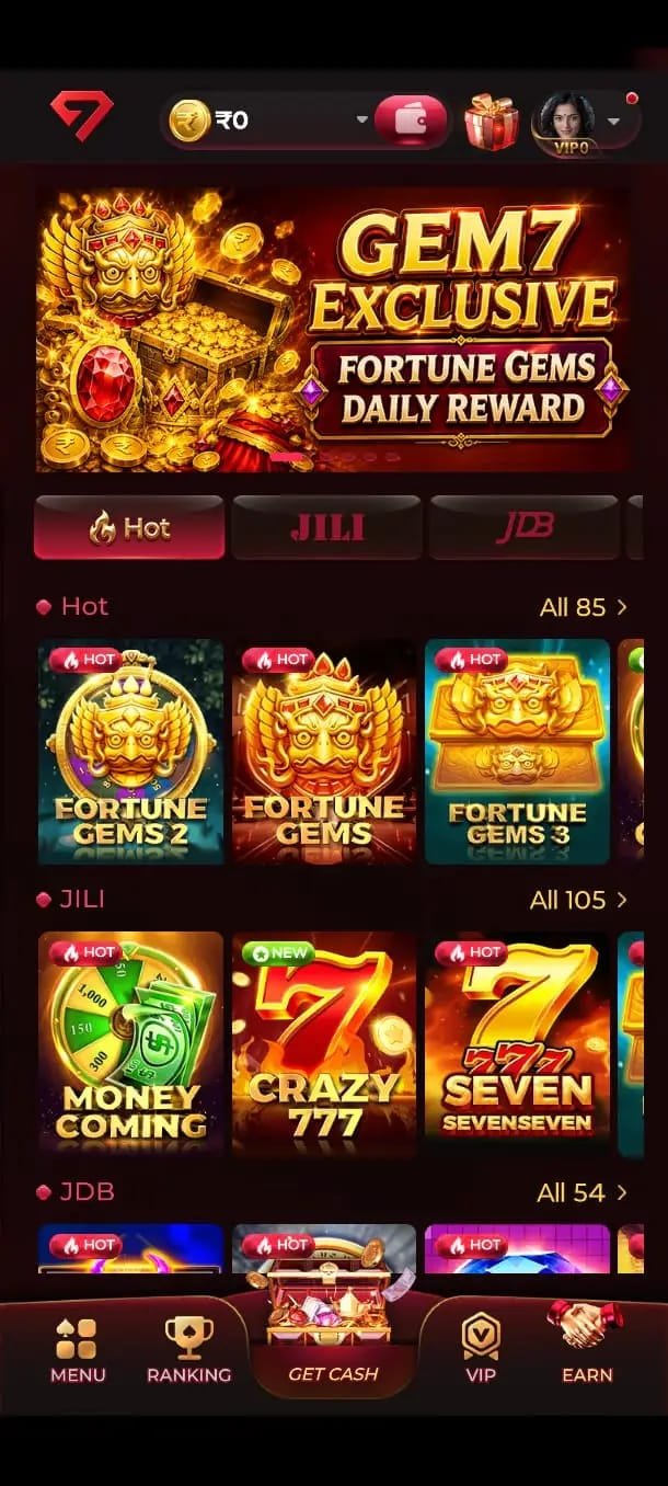 GEM7 APK download screen for Android users with easy installation process.